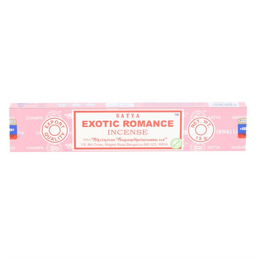Set of 12 Satya Exotic Romance Incense Sticks (12/50)