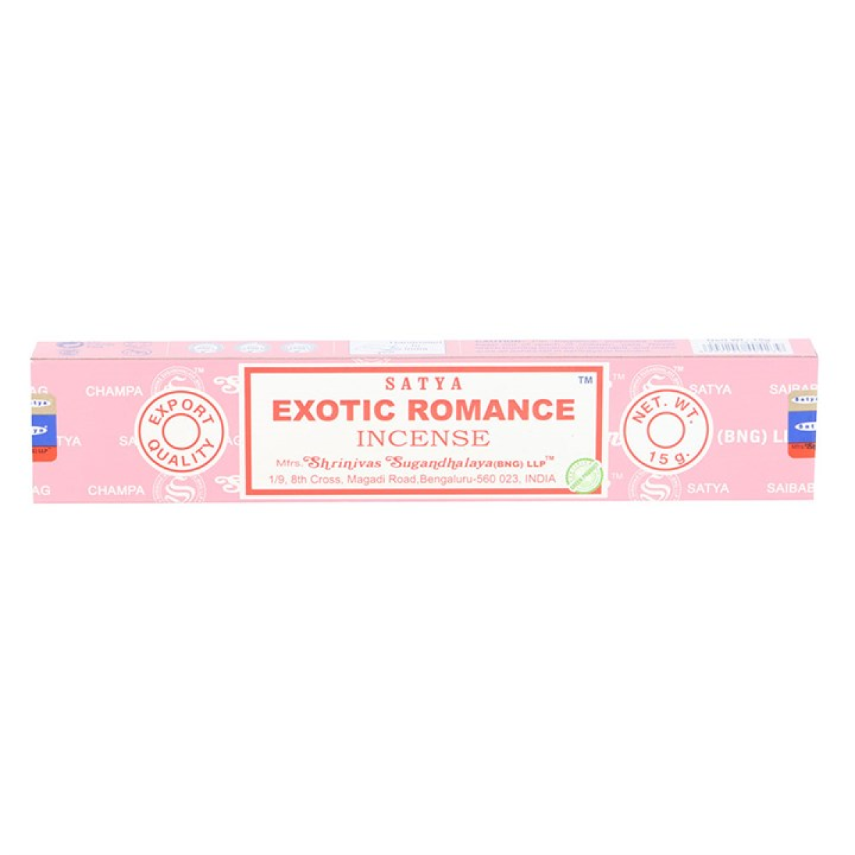Set of 12 Satya Exotic Romance Incense Sticks (12/50)
