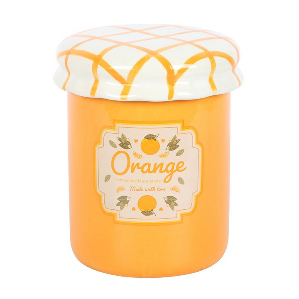 *Orange Marmalade Jar Ceramic Oil Burner and Wax Warmer (12/24)