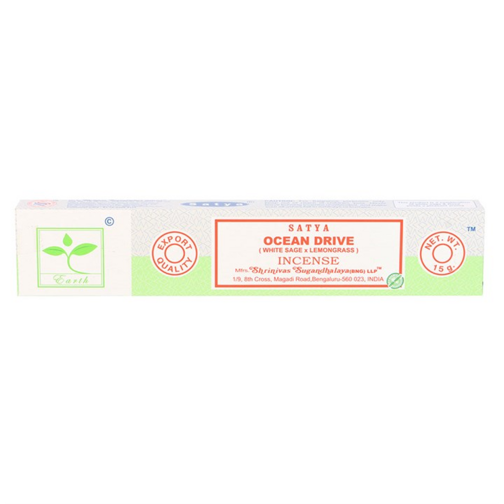 Set of 6 Earth Satya Ocean Drive Incense (12/50)