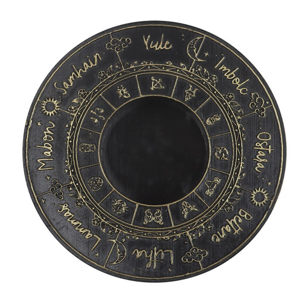 Wheel of the Year Tealight Candle Holder