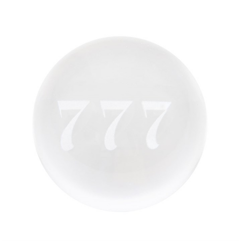 777 Angel Number Crystal Ball