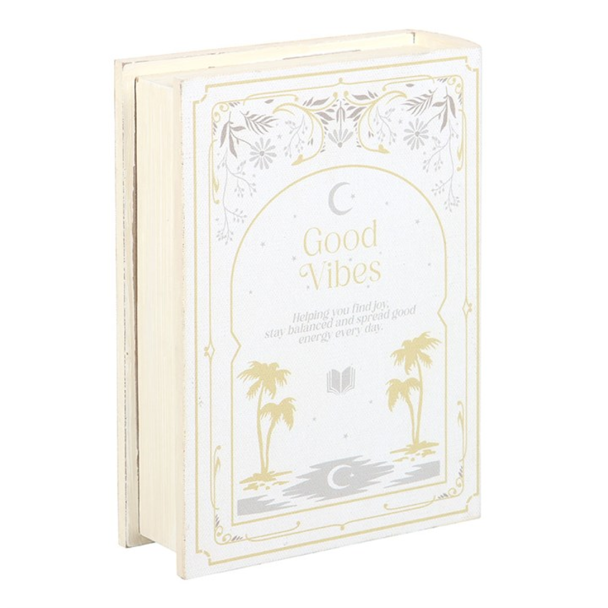 White Book Shaped Storage Box