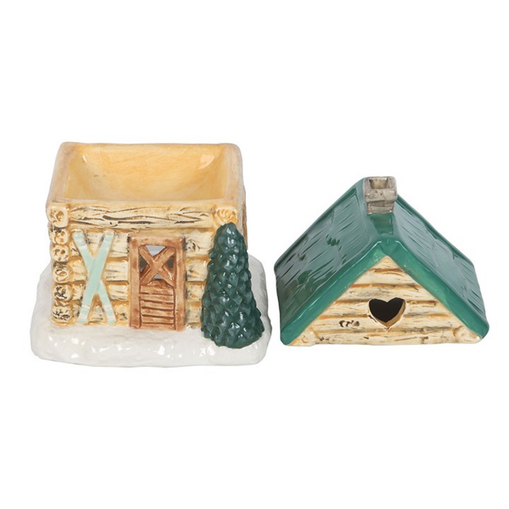 *Cabin Ski Chalet Ceramic Oil Burner (18/36)