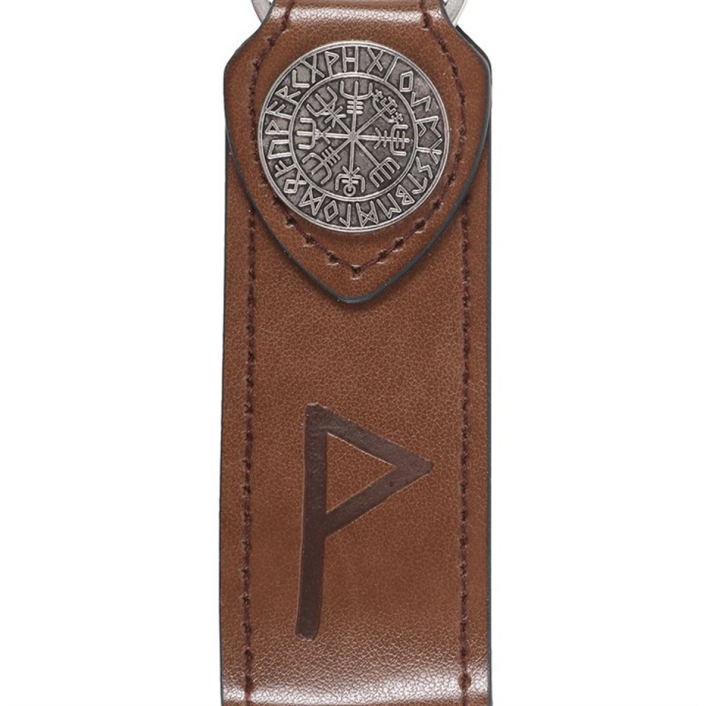 Joy Viking Rune Faux Leather Keyring
