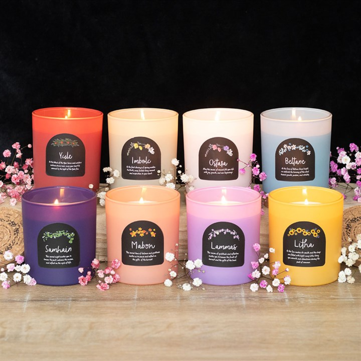 Lammas Cinnamon and Orange Wheel of the Year Candle