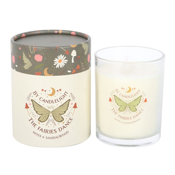 Fairy Wing Moss & Sandalwood Candle