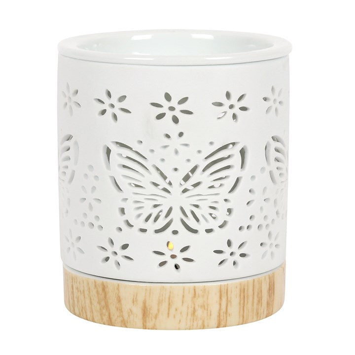 *Matte Butterfly Ceramic Oil Burner (24/48)
