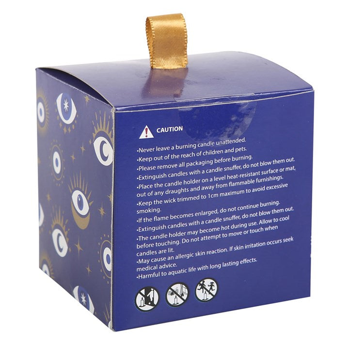 *All Seeing Eye White Sage Protection Charm Candle in Glass Pot (4/20)