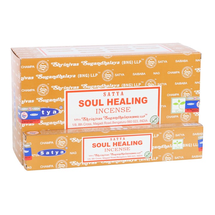 Set of 12 Soul Healing Sticks by Satya (12/50)