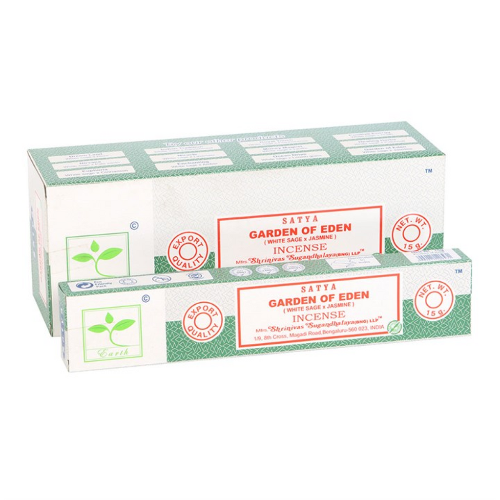 Set of 6 Earth Satya Garden of Eden Incense (12/50)