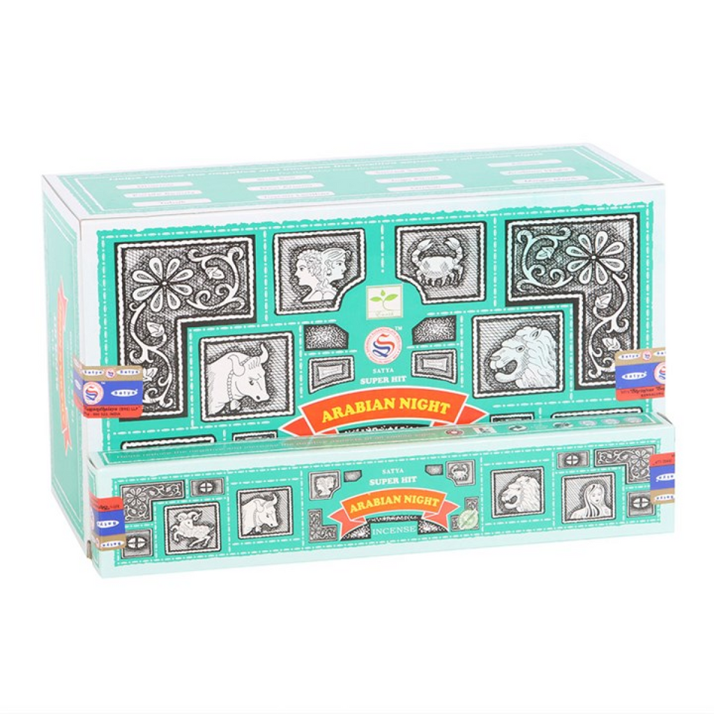 Set of 12 Satya Superhit Arabian Night Incense 15g (12/50)